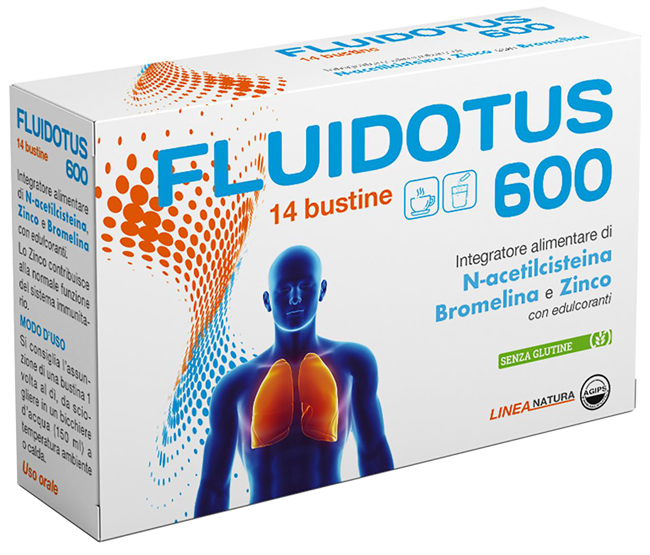 FLUIDOTUS 600 14 BUSTINE - Farmacia Mortise