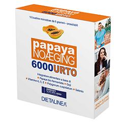 DIETALINEA PAPAYA NOAGING 6000 10 BUSTINE MONODOSE 6 G ASTUCCIO 60 G - Farmacia Mortise