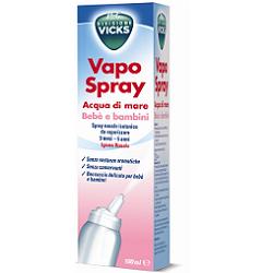 VICKS VAPOSPRAY ACQUA DI MARE BEBE' BAMBINI ISOTONICO 100 ML - Farmacia Mortise