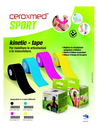 CEROXMED SPORT KINETIC TAPE FUCSIA 1 PEZZO - Farmacia Mortise