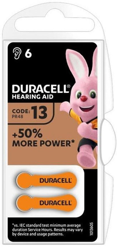 DURACELL EASY TAB 13 ARANCIO BATTERIA PER APPARECCHIO ACUSTICO - Farmacia Mortise