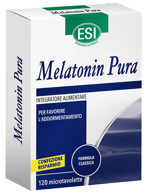 ESI MELATONIN PURA 120 MICROTAVOLETTE - Farmacia Mortise