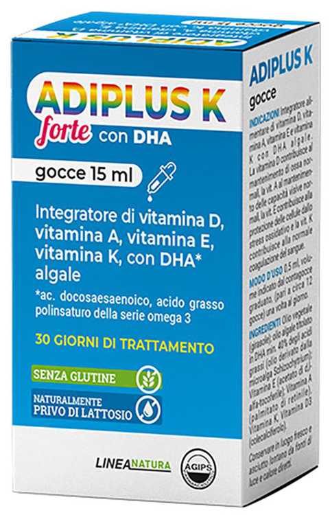 ADIPLUS K FORTE CON DHA GOCCE FLACONCINO 15 ML - Farmacia Mortise
