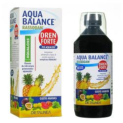 AQUA BALANCE RASSODAN DREN FORTE GUSTO ANANAS 500 ML DIETALINEA + AQUALOSS 2,8 G - Farmacia Mortise