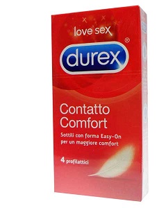 PROFILATTICO DUREX CONTATTO COMFORT 4 PEZZI - Farmacia Mortise