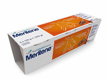 MERITENE CREMA CIOCCOLATO 3 VASETTI X 125 G - Farmacia Mortise