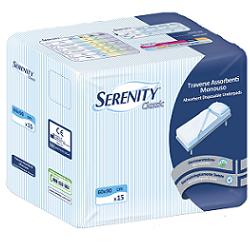 TRAVERSA SALVAMATERASSO PER INCONTINENZA SERENITY CLASSIC ALOE 60X90CM 15 PEZZI FARMABILITY - Farmacia Mortise
