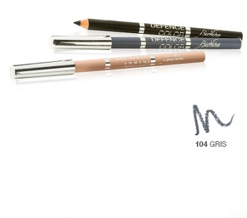 DEFENCE COLOR BIONIKE MATITA OCCHI KOHL & KAJAL 104 GRIS - Farmacia Mortise