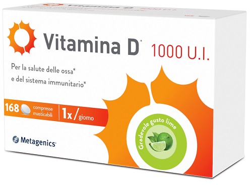 VITAMINA D 1000 UI 168 COMPRESSE MASTICABILI - Farmacia Mortise