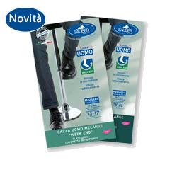CALZA UOMO MELANGE 70 DENARI TAGLIA MEDIAJEANS CHIARO - Farmacia Mortise