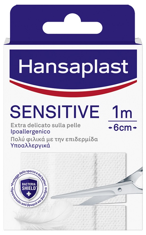 HANSAPLAST STRISCIA SENSITIVE PRETAGLIATA 1X6CM 10 PEZZI - Farmacia Mortise