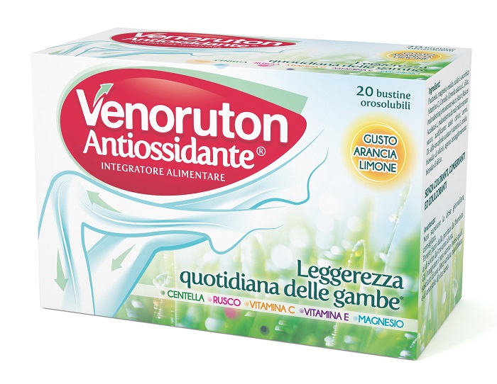 VENORUTON ANTIOSSIDANTE 20 BUSTINE OROSOLUBILI MONODOSE - Farmacia Mortise