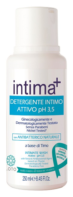 INTIMA+ DETERGENTE INTIMO ATTIVO PH 3.5 AZZURRO 250 ML 250 ML - Farmacia Mortise