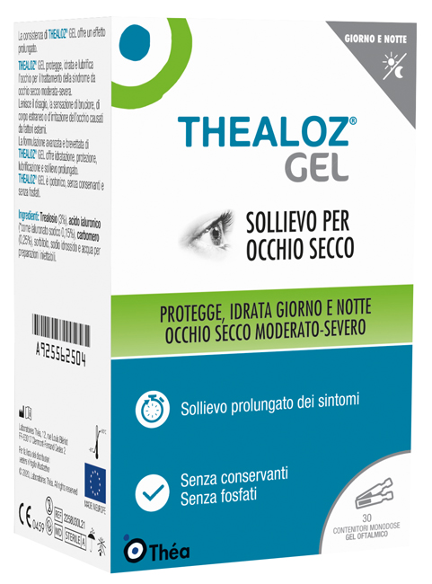 THEALOZ GEL OFTALMICO 30 CONTENITORI MONODOSE 0,4 G - Farmacia Mortise