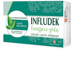 INFLUDEK BENESSERE GOLA GUSTO BALSAMICO 30 COMPRESSE - Farmacia Mortise