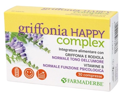 GRIFFONIA HAPPY COMPLEX 30 COMPRESSE - Farmacia Mortise