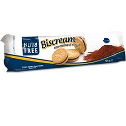 NUTRIFREE BISCREAM CON CREMA AL CACAO 125 G - Farmacia Mortise
