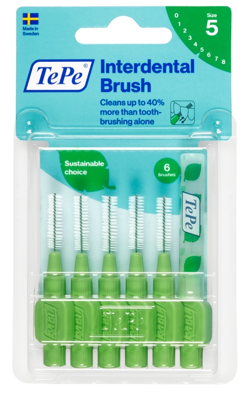 TEPE SCOVOLINO VERDE 0,8MM 6 PEZZI - Farmacia Mortise