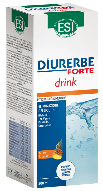 ESI DIURERBE FORTE DRINK ANANAS 500 ML - Farmacia Mortise
