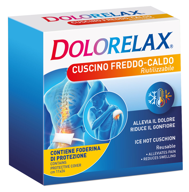 DOLORELAX ICE HOT CUSCINO RIUTILIZZABILE 11X26 CM 2 PEZZI - Farmacia Mortise