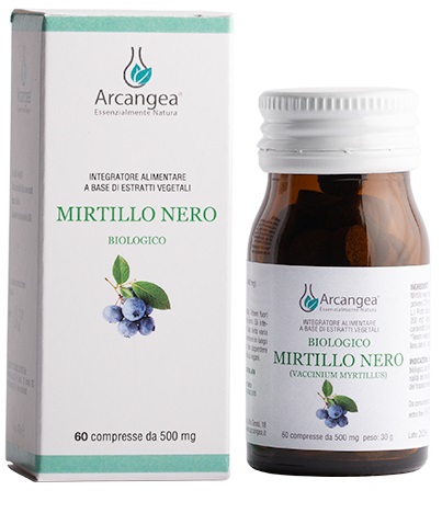 MIRTILLO NERO BIOLOGICO 60 COMPRESSE - Farmacia Mortise