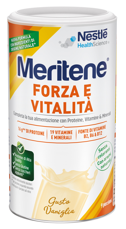 MERITENE FORZA E VITALITA' VANIGLIA 270 G - Farmacia Mortise