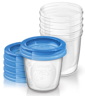 AVENT VASETTI VIA COPERCHIO 180 ML 5 PEZZI - Farmacia Mortise