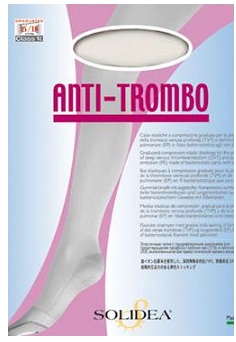 CALZA ANTITROMBO SOLIDEA BIANCO EXTRA LARGE 1 PAIO - Farmacia Mortise