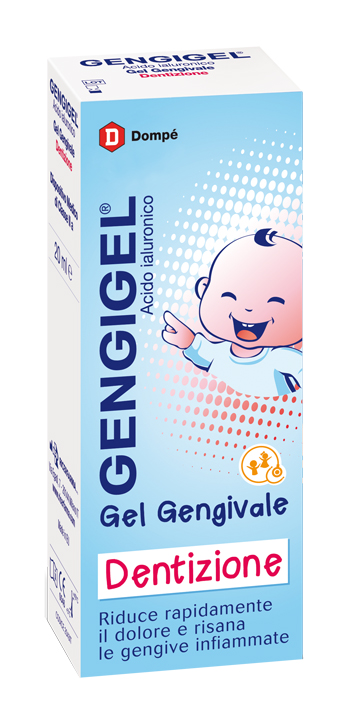 GENGIGEL GEL DENTIZIONE ACIDO IALURONICO 20 ML - Farmacia Mortise