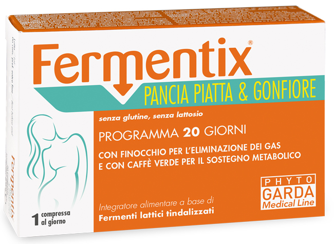 FERMENTIX PANCIA PIATTA E GONFIORE 20 COMPRESSE - Farmacia Mortise