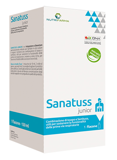 NUTRIFARMA SANATUSS JUNIOR 150 ML - Farmacia Mortise