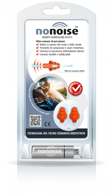 NONOISE MOTO INSERTO AURICOLARE 2 TAPPI - Farmacia Mortise