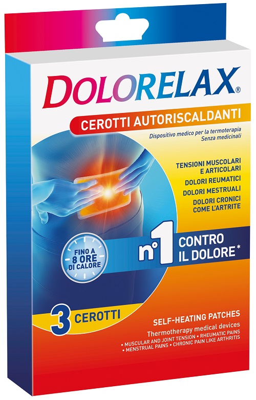 DOLORELAX CEROTTO EFFETTO CALDO 3 PEZZI - Farmacia Mortise
