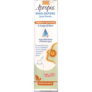 APROPOS RINO DEFENS SOLUZIONE IPERTONICA 125 ML - Farmacia Mortise