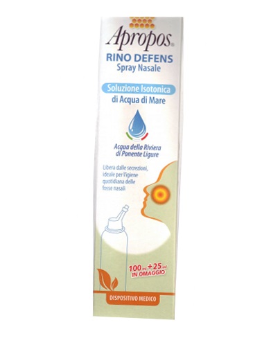 APROPOS RINO DEFENS SOLUZIONE ISOTONICA 125 ML - Farmacia Mortise