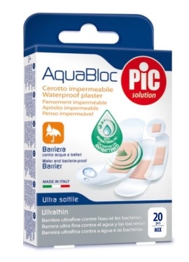 CEROTTO PIC AQUABLOC MIX ANTIBATTERICO 20 PEZZI - Farmacia Mortise