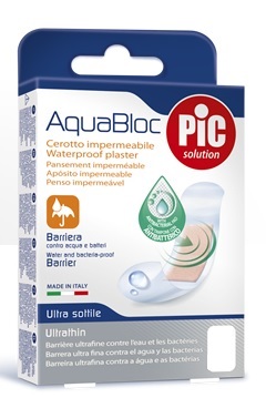 CEROTTO PIC AQUABLOC CM10X8 ANTIBATTERICO 5 PEZZI - Farmacia Mortise