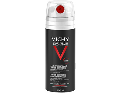 VICHY HOMME DEO AEROSOL 72H 150 ML - Farmacia Mortise