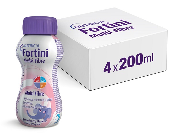 FORTINI MULTI FIBRE GUSTO FRAGOLA 200 ML - Farmacia Mortise