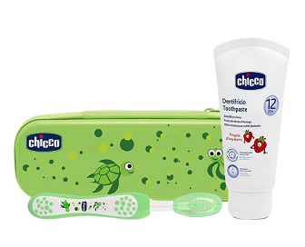 CHICCO SET DENTALE VERDE CON FLUORO - Farmacia Mortise