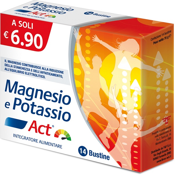 MAGNESIO E POTASSIO ACT 14 BUSTINE - Farmacia Mortise