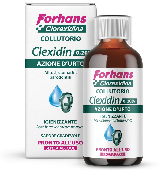 FORHANS CLEXIDIN 0,20 SENZA ALCOOL 200 ML - Farmacia Mortise