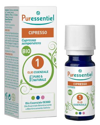 PURESSENTIEL CIPRESSO OLIO ESSENZIALE BIO 10 ML - Farmacia Mortise