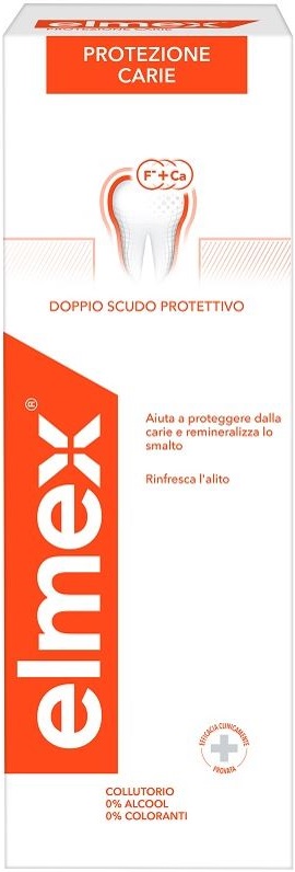 ELMEX PROTEZIONE CARIE COLLUTORIO FLUORURO AMMINICO 400 ML - Farmacia Mortise