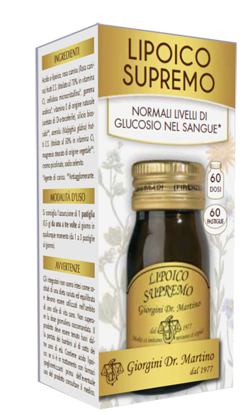 LIPOICO SUPREMO 60 PASTIGLIE - Farmacia Mortise