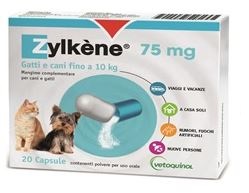 ZYLKENE CANI E GATTI FINO A 10KG 20 CAPSULE 75 MG - Farmacia Mortise