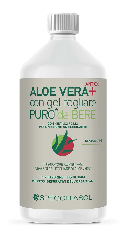 SUCCO ALOEVERA+ ALOE/MIRTILLO ROSSO 1 LITRO - Farmacia Mortise