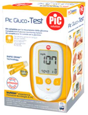 PIC GLUCOTEST KIT GLUCOMETRO - Farmacia Mortise