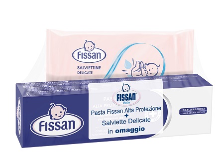 FISSAN SPECIAL PACK PASTA ALTA PROTEZIONE 100 ML + 15 SALVIETTE - Farmacia Mortise