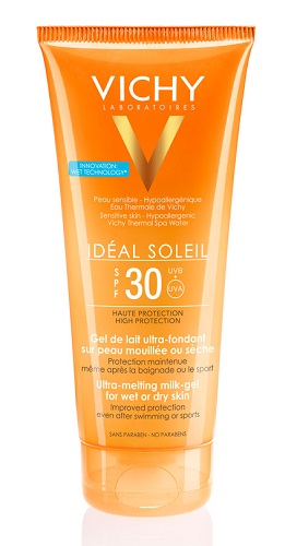 IDEAL SOLEIL GEL WET CORPO SPF30 200 ML - Farmacia Mortise